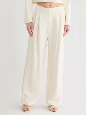TWP (nwt $895) Women’s Sullivan Sequin Stripe Pants/Trousers Bone Sz 4